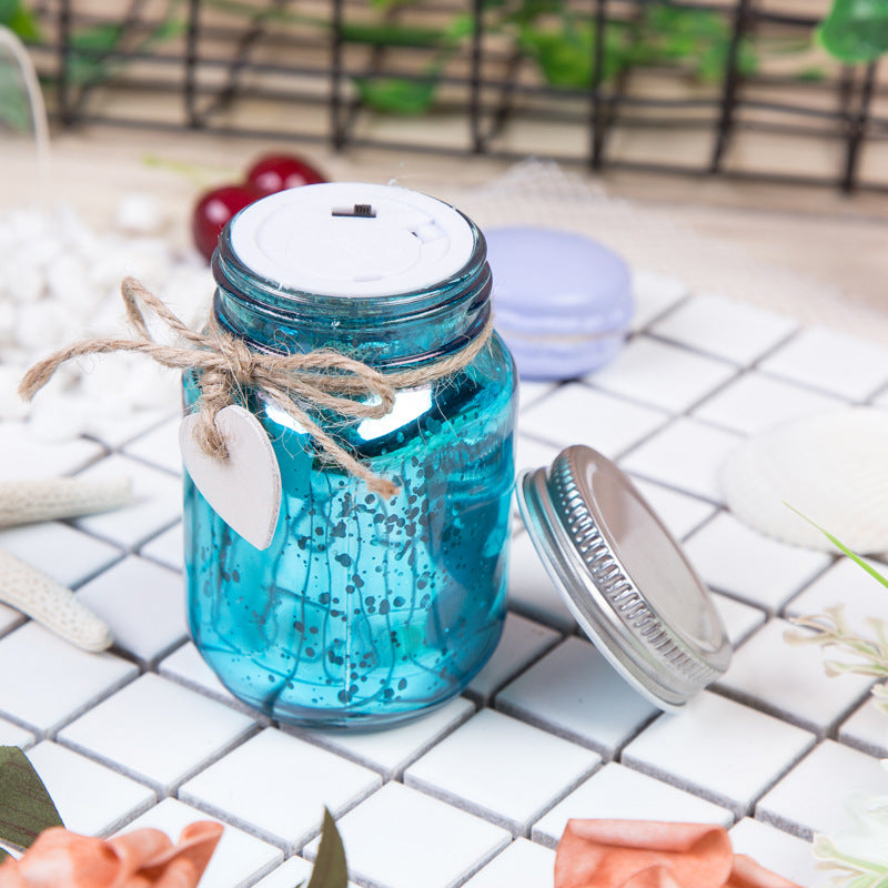 Your Wings Were Ready But My Heart Was Not Memorial Jar Light - Personalized Mason Jar Light