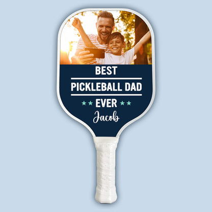 Bester Pickleball-Vater und beste Pickleball-Mama aller Zeiten! Pickleball personalisierter benutzerdefinierter Name - Pickleball-Schläger