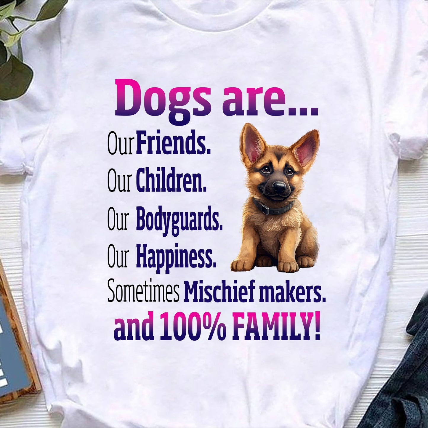 Personalized Gift Dogs Are Our Friends - Personalized Custom Unisex T-Shirt