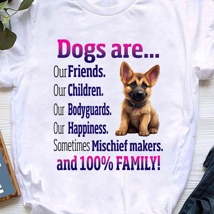 Personalized Gift Dogs Are Our Friends - Personalized Custom Unisex T-Shirt