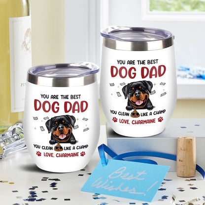 Personalisierter Weinbecher „You Are The Best Dad“, Geschenk für Papa 