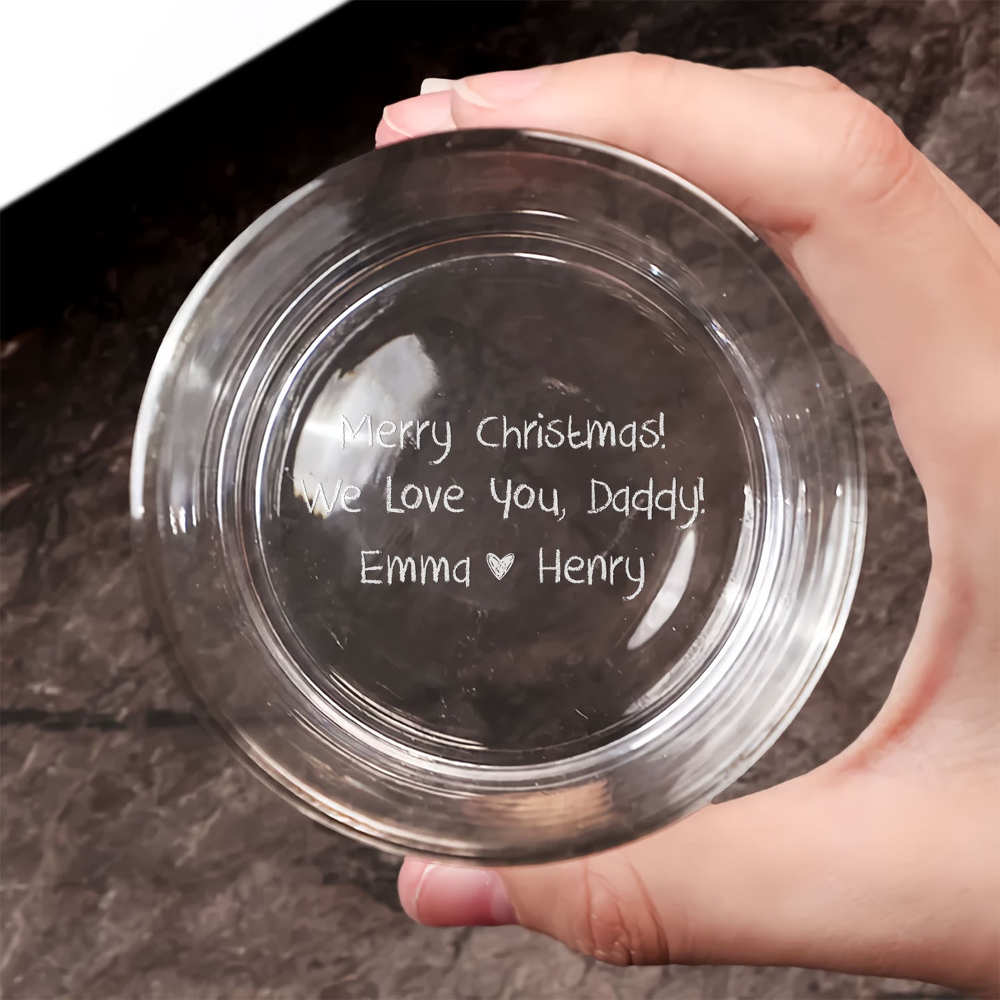 Personalisiertes Whiskyglas mit Foto – Personalisiertes Whiskyglas mit geheimer Botschaft – Personalisiertes, einzigartiges Barzubehör-Geschenk für Ihn