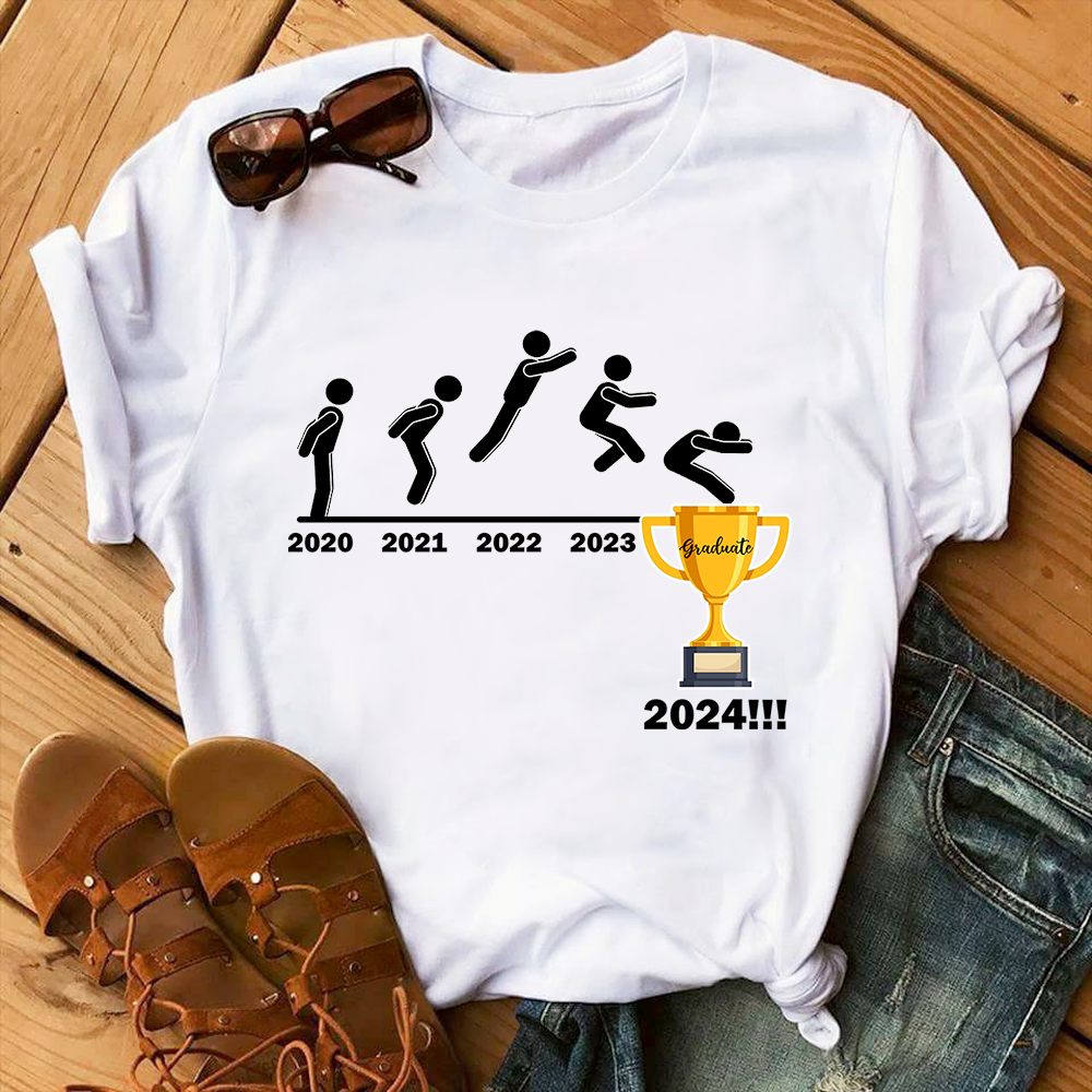 I Did It - Graduated 2024 -  Senior Graduation Class Of 2024 T-Shirt - Graduation Unisex T-Shirt