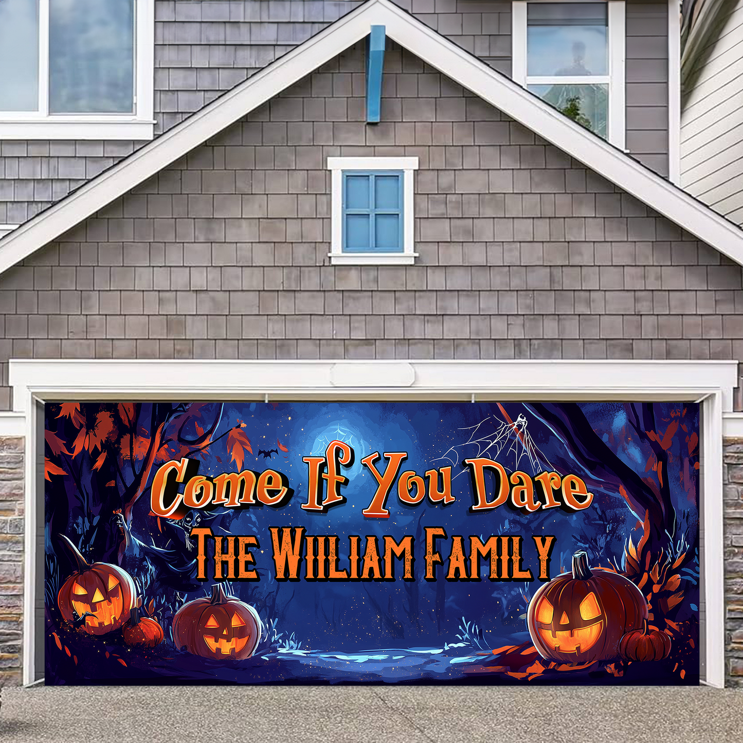 Halloween Garage Door Decorations, Single Garage, Garage Door Banner Covers - Garage Door Banner Decorations