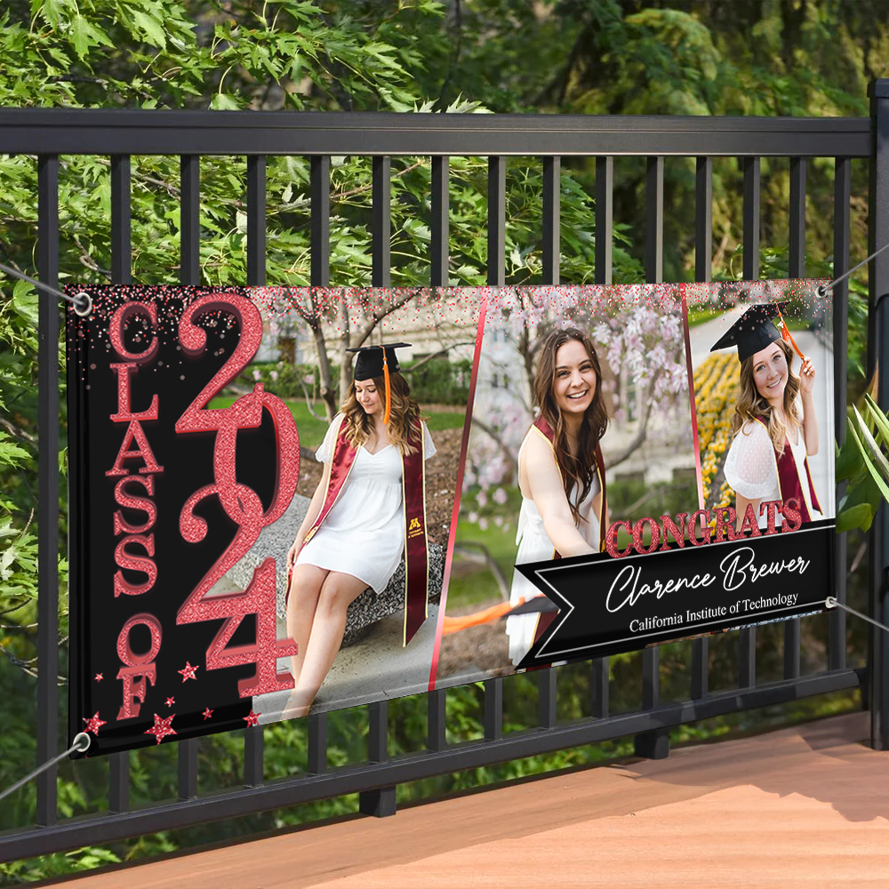 Door Banner and Garage Banner GIitter Styles 2025 Congratulations Class Of 2025 - Graduation Garage Door Decorations, Single Garage, Garage Door Banner Covers - Garage Door Banner Decorations