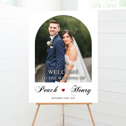 Wedding Welcome Sign - Welcome To The Wedding Sign - Personalized Wedding Sign - Wedding Decor