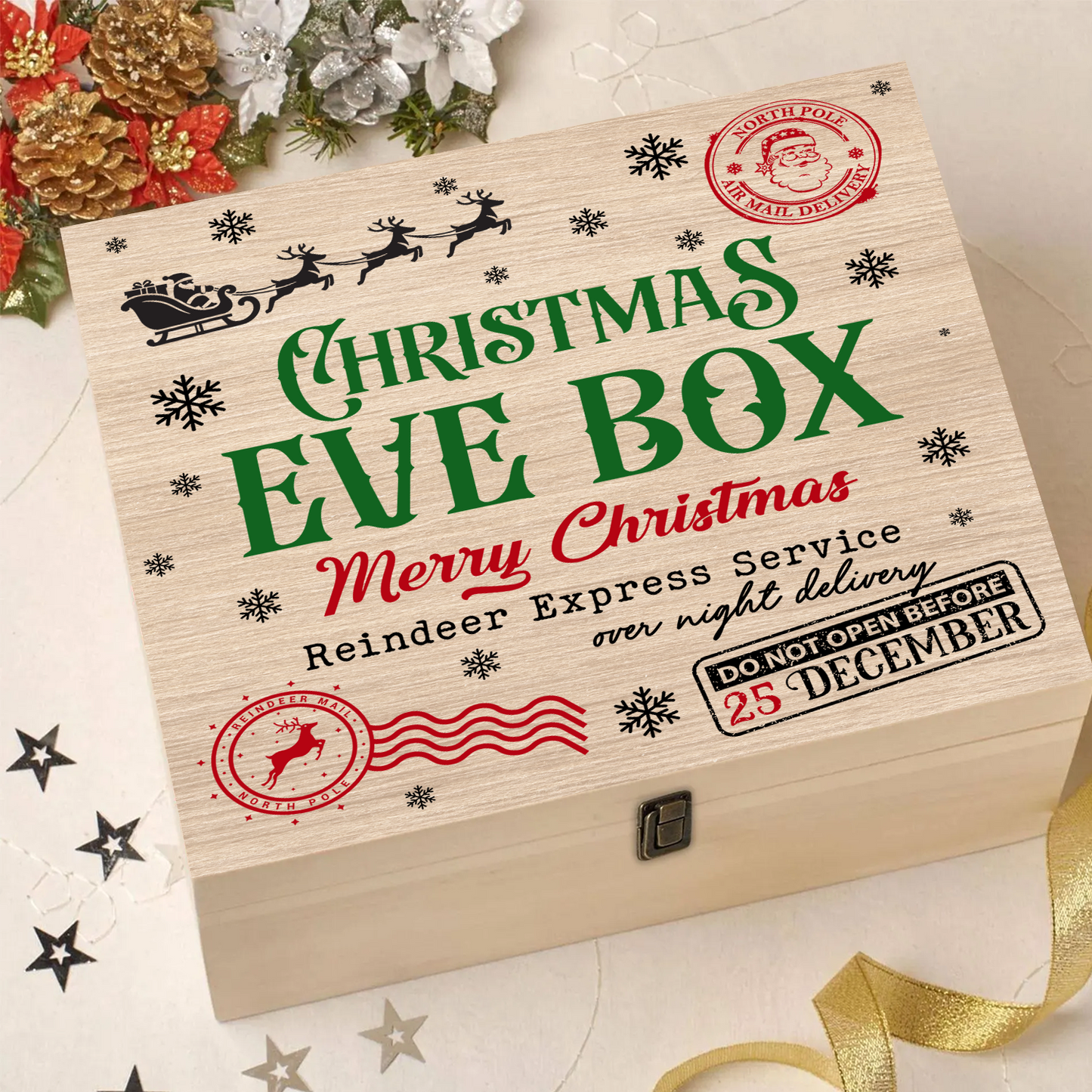 Merry Christmas - Personalized Christmas Eve Box, Traditional Gifts for Children