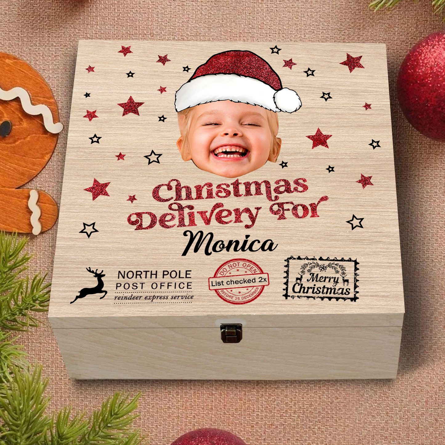 Special Delivery For - Personalized Christmas Eve Box, Traditional Gifts for Children