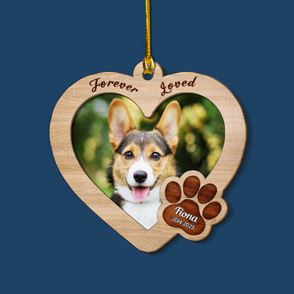 My Angel Has Paws - Memorial Gift For Dog And Cat Lovers - Personalized Custom Shape Wooden Ornament