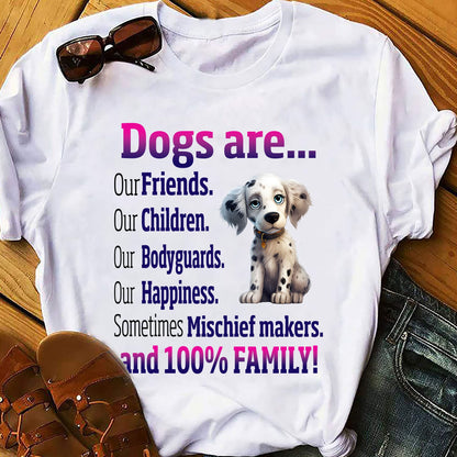 Personalized Gift Dogs Are Our Friends - Personalized Custom Unisex T-Shirt